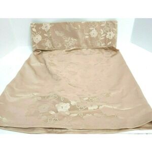 Bali Shapewear Women's Size 2XL 3557 Beige Lace Panel Shaping Brief 20" Long